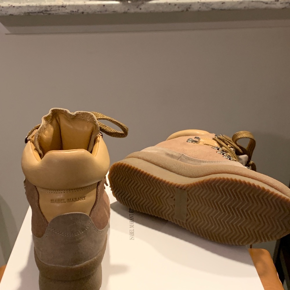 Isabel Marant Brendty Suede Hiking Boots - Picture 2 of 3